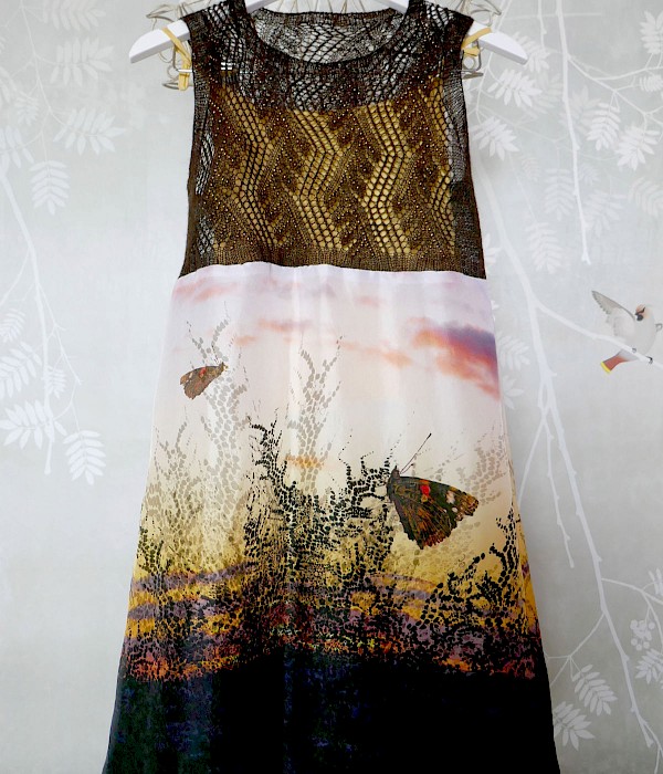 'Sunset Lace' dress commission. April 2017. - Image