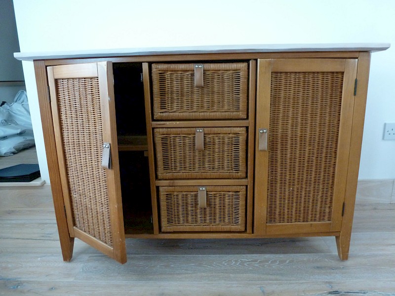 My old wicker sideboard