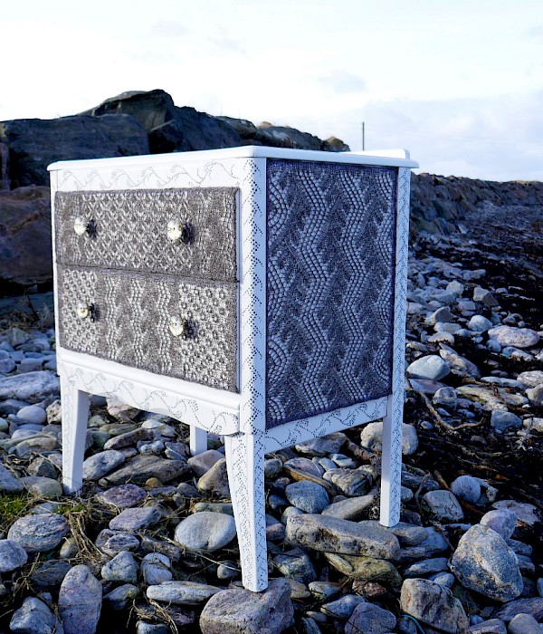 'Pisca Chest' commission for Shetland Textile Museum 2018. - Image