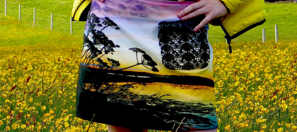 Hogweed Sunset mini Skirt. Lead Image